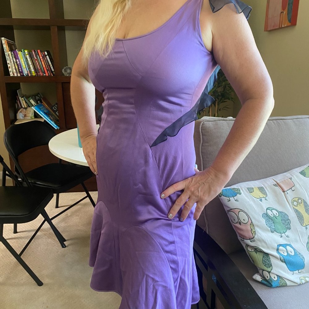 Stunning Zac Posen Lilac purple dress, size 6